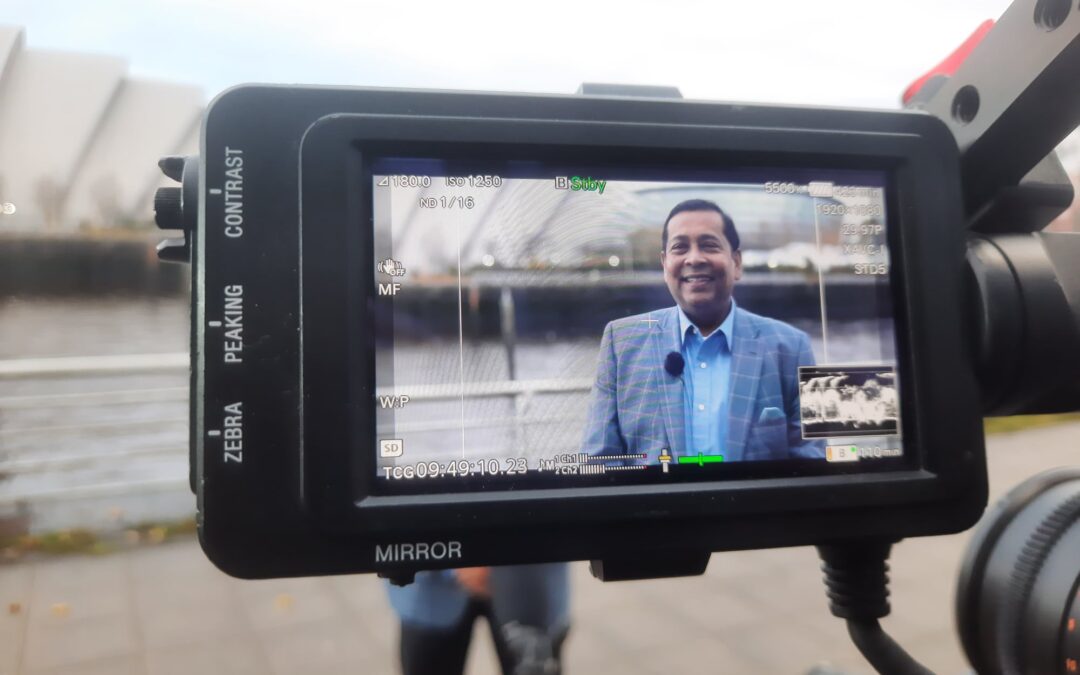 COP 26 Glasgow filming